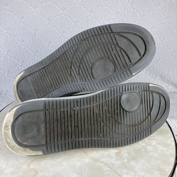 Nordstrom Rack Shoes Mens Sz 11 Black Ortholite Leather Comfort Casual Sneakers - Picture 13 of 13